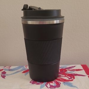 Black Travel Mug with Lid